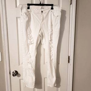 WEATHERED SKINNY STRETCH JEANS